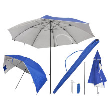 Parasol namiot plażowy ogrodowy składany XXL 213 cm - 2w1