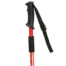 Kijki trekkingowe składane nordic walking 2 szt. - czerwone