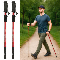Kijki trekkingowe składane nordic walking 2 szt. - czerwone