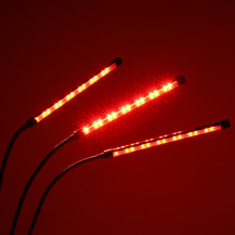 Lampa LED do roślin 3 ramiona, timer, IP54 - panel wzrostu