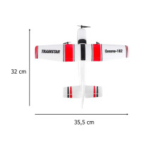 Samolot RC cessna 182 szybowiec akrobata 2,4ghz – zasięg 100m