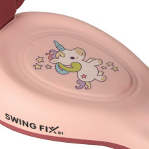 Jeździk grawitacyjny LED swing fix S1 skuter różowy 3+