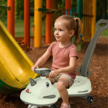 Jeździk grawitacyjny LED swing fix S1 skuter z rączką szary
