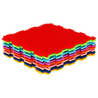 Mata sensoryczna puzzle montessori do masażu stóp, 8 elementów
