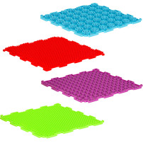 Mata sensoryczna puzzle montessori do masażu stóp, 8 elementów