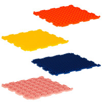 Mata sensoryczna puzzle montessori do masażu stóp, 8 elementów