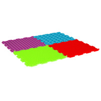 Mata sensoryczna puzzle montessori do masażu stóp, 8 elementów