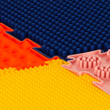 Mata sensoryczna puzzle montessori do masażu stóp, 8 elementów