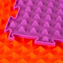 Mata sensoryczna puzzle montessori do masażu stóp, 8 elementów
