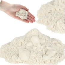 Piasek sensoryczny dla dzieci 1 kg biały - magiczny piasek