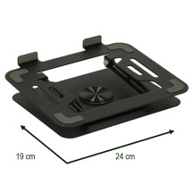 Podstawka pod laptopa regulowana 360° – ergonomiczny stolik metalowy