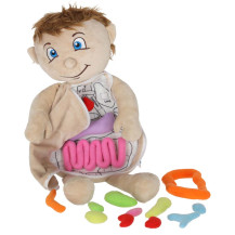 Lalka anatomiczna chłopiec - nauka budowy ciała STEM 48 cm