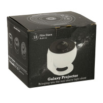 Projektor gwiazd nieba LED USB planetarium 12 dysków 360°
