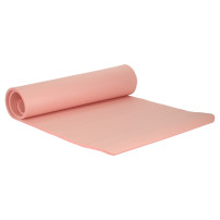 Mata do jogi i fitnessu 185x83 cm, gruba 1,5 cm, różowa z pokrowcem