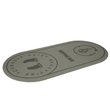 Mata fitness do jogi wygłuszająca antypoślizgowa 125x61,5x0,6 cm szara