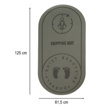 Mata fitness do jogi wygłuszająca antypoślizgowa 125x61,5x0,6 cm szara