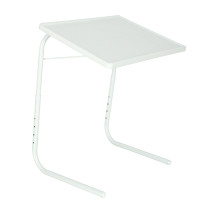 Stolik pod laptopa składany regulowany 50-69 cm biały