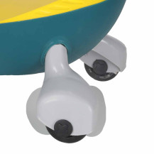 Jeździk grawitacyjny LED swing fix S3 świecące koła żółty