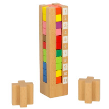Klocki drewniane montessori układanka edukacyjna dla dzieci 3+