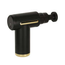 Pistolet do masażu 4w1 z LED, 6 poziomów mocy - czarny