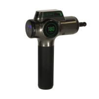 Pistolet do masażu 8w1 z wyświetlaczem LED - masażer pleców i ciała