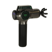 Pistolet do masażu 8w1 z wyświetlaczem LED - masażer pleców i ciała