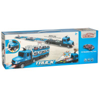 TIR laweta transporter XXL z torem wyścigowym i 10 autami