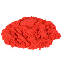 Piasek sensoryczny dla dzieci 1 kg czerwony - magiczny piasek