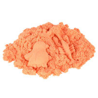 Piasek sensoryczny dla dzieci 1 kg pomarańczowy - woreczek