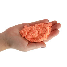 Piasek sensoryczny dla dzieci 1 kg pomarańczowy - woreczek