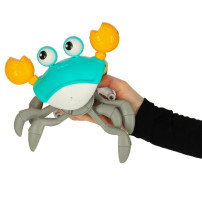 Interaktywny krab pełzający z dźwiękiem, zielony, USB, 3+