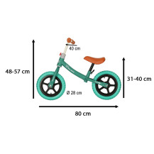 Rowerek biegowy trike fix balance turkusowy, ultra lekki 1,8 kg