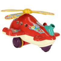 Pchacz na kiju helikopter z dźwiękiem dla dzieci 3+