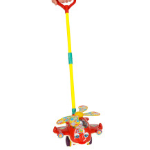 Pchacz na kiju helikopter z dźwiękiem dla dzieci 3+