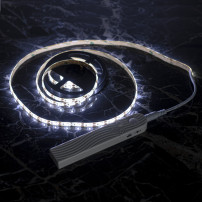 Taśma LED 2M z czujnikiem ruchu na baterie USB, zimny biały