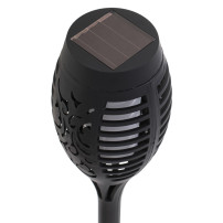 Lampy solarne ogrodowe pochodnie 12LED 4szt. - oświetlenie ogrodu