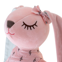 Maskotka pluszowa królik różowy 52 cm - miękki pluszak dla dzieci