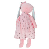 Maskotka pluszowa królik różowy 52 cm - miękki pluszak dla dzieci