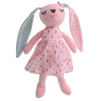 Maskotka pluszowa królik różowy 52 cm - miękki pluszak dla dzieci