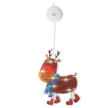 Lampka LED renifer na przyssawkę - świąteczna ozdoba okna