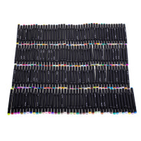 Markery dwustronne alkoholowe w etui 168 szt. - zestaw