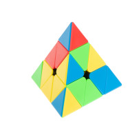 Gra logiczna piramida kostka łamigłówka moyu 10x10x10 cm