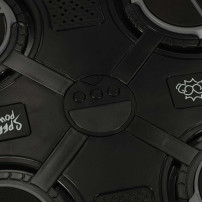 Tarcza bokserska na ścianę z bluetooth LED USB dla dzieci 8+
