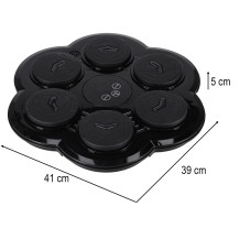 Elektroniczna tarcza bokserska ścienna LED bluetooth USB z rękawicami
