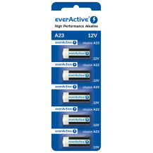 Baterie alkaliczne everactive 23A 12V - blister 5 szt.
