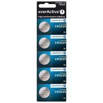 Baterie litowe everactive CR2025 3V - blister 5 szt.