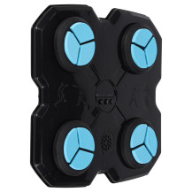 Tarcza bokserska ścienna LED bluetooth USB z rękawicami KX3006