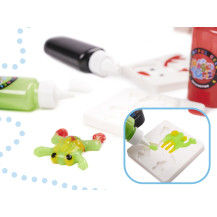 Klej żel kryształowy 3D crystal glue zestaw kreatywny 26el.