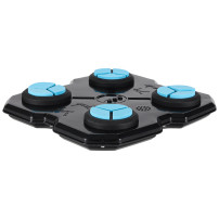 Tarcza bokserska ścienna LED bluetooth USB z rękawicami KX3006