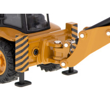Koparka ładowarka metalowa h-toys 1704 skala 1:50 z ruchomymi łyżkami